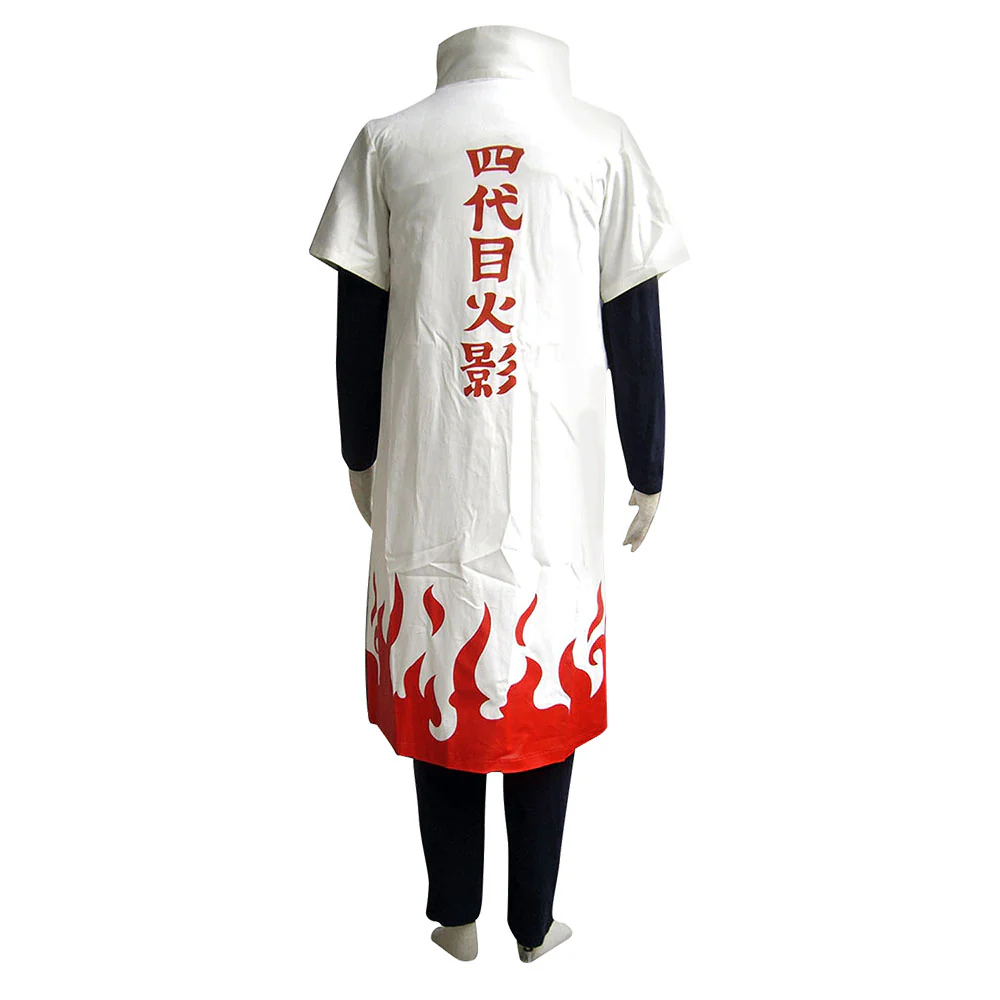 Naruto Costume 4th Hokage Namikaze Minato Cosplay Full Outfit for Men and Kids - Image 7