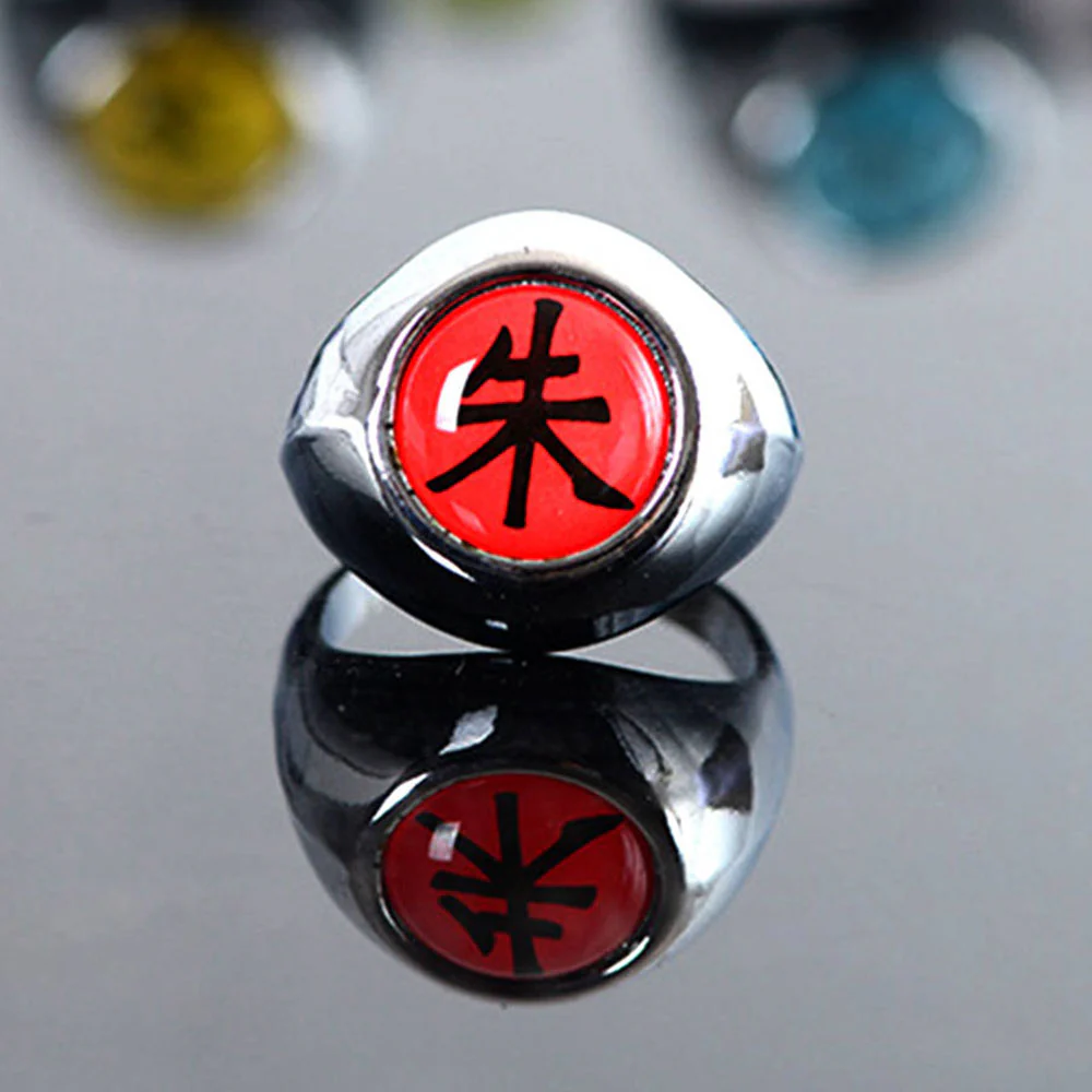 Naruto Costume Accessories The Sharingan 10 PCS Rings with Box Itachi Sasuke Obito Cosplay Rings - Image 7