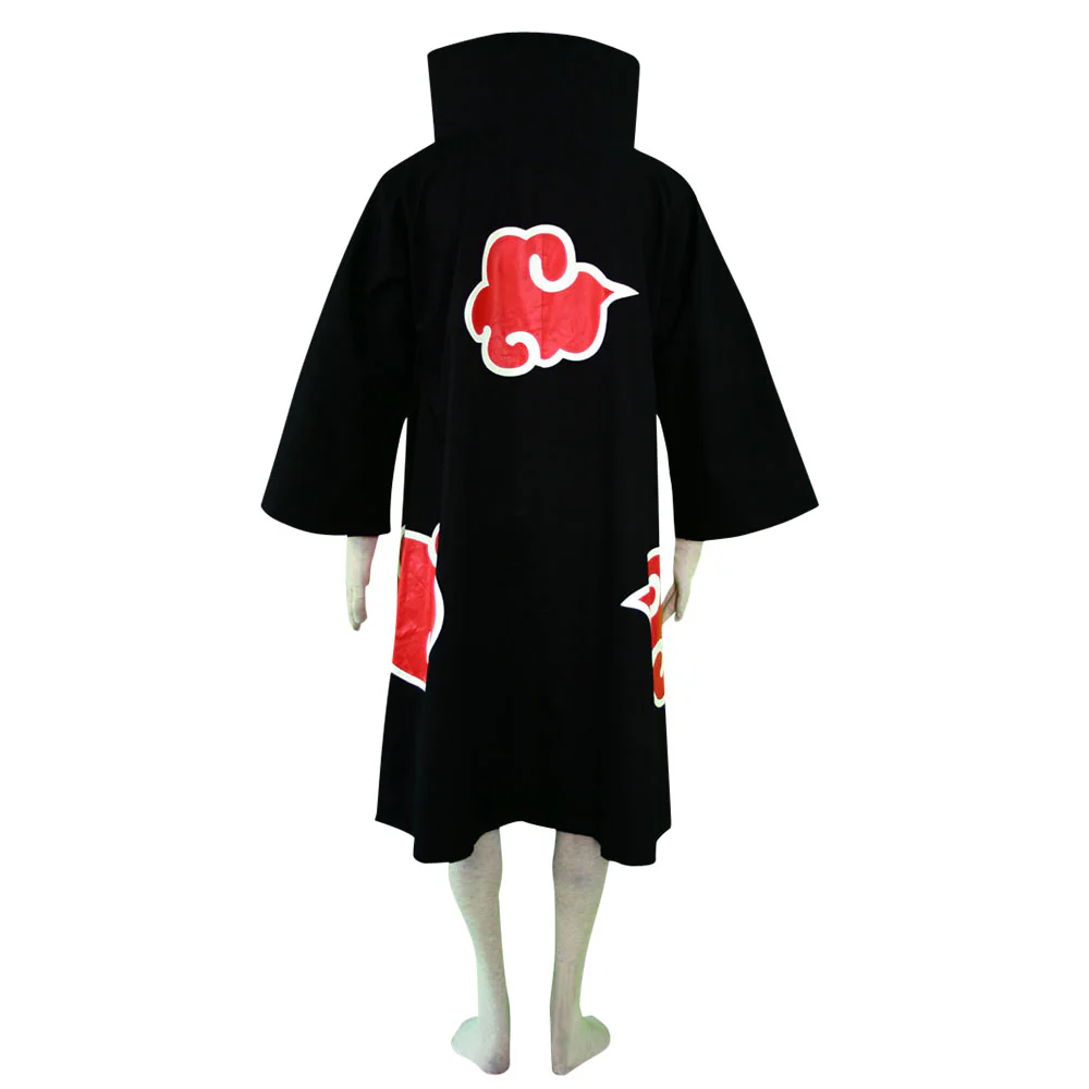 Naruto Costume Akatsuki Embroidered Cloak Itachi Obito Robe for Men and Kids - Image 4