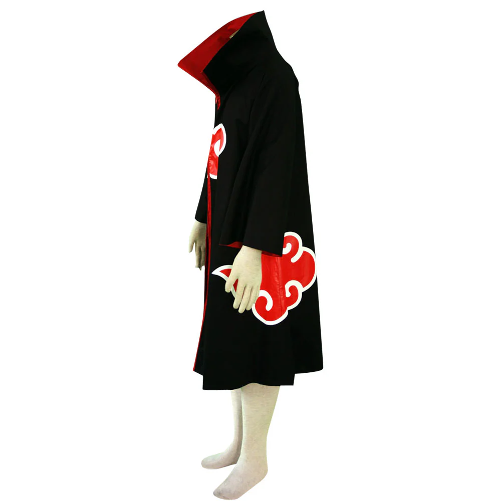 Naruto Costume Akatsuki Embroidered Cloak Itachi Obito Robe for Men and Kids - Image 5