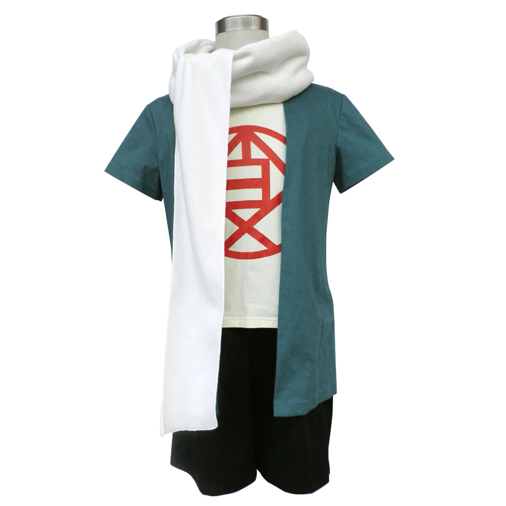Naruto Costume Akimichi Chouji Childhood Green Cosplay full Outfit for Men and Kids - Image 2