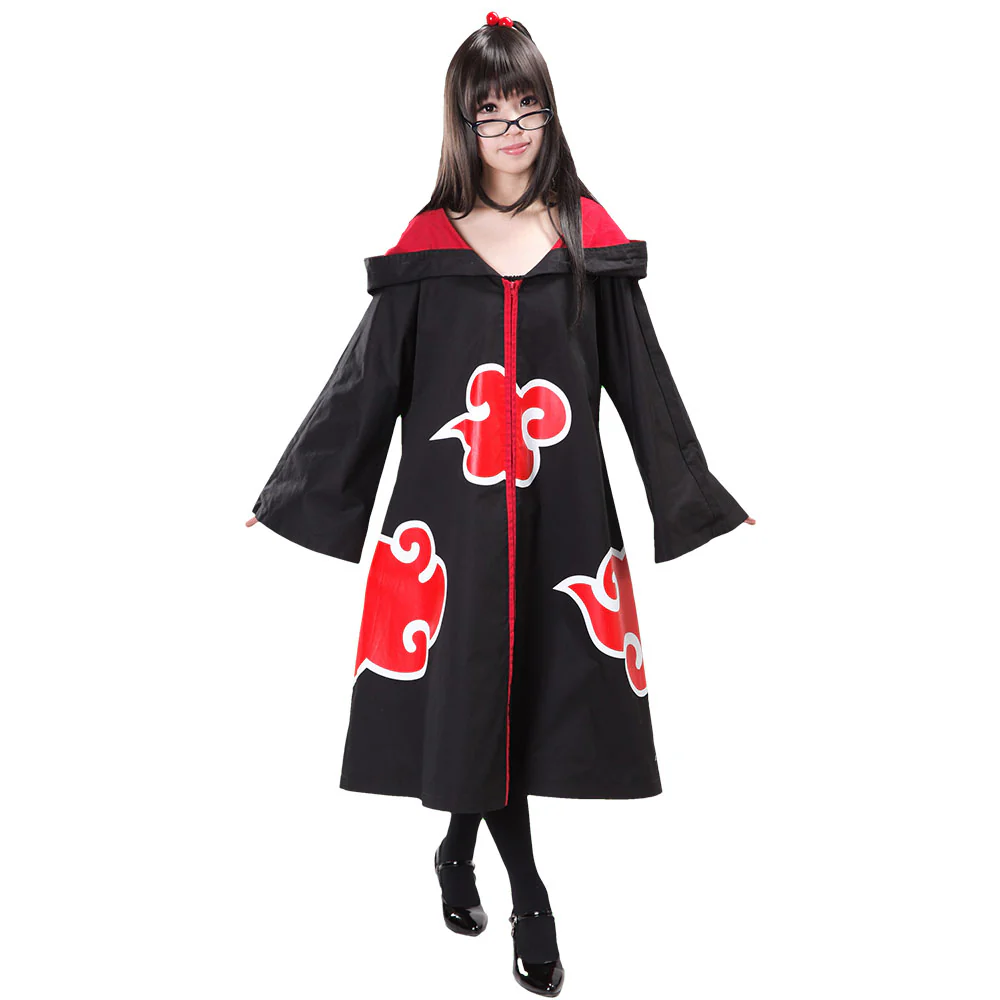 Naruto Costume Eagle Team Embroidery Cloak Sasuke Karin Robe for Men and Kids - Image 3