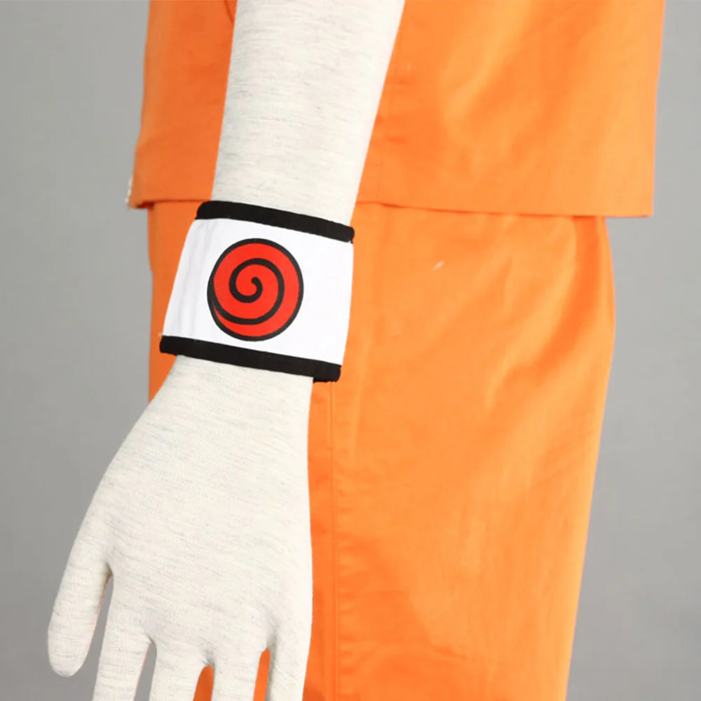 Naruto Costume Find the Four-Leaf Red Clover Naruto Orange Cosplay full Outfit for Men and Kids - Image 10