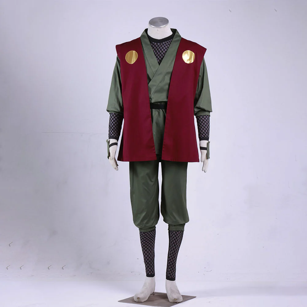 Naruto Costume Jiraiya Cosplay full Outfit for Men and Kids - Image 2