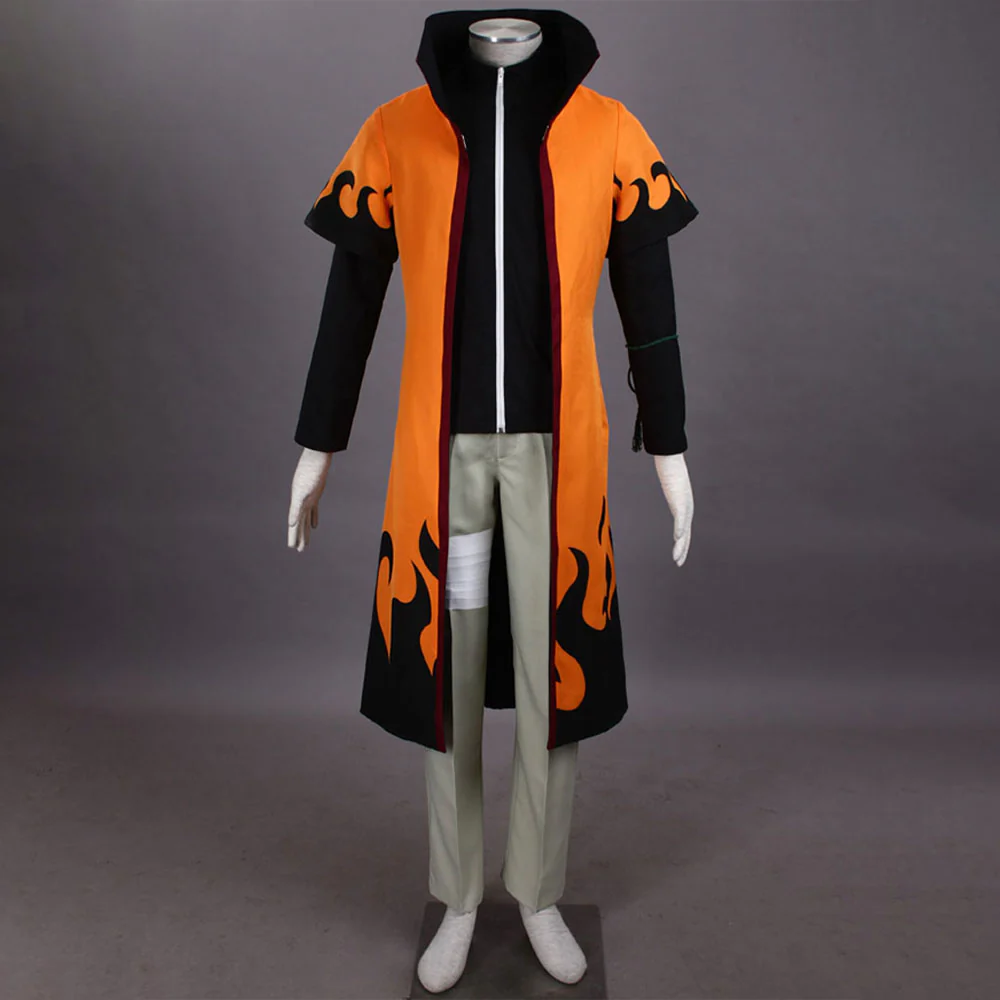 Naruto Costume Naruto Sixth Hokage Cosplay full Outfit for Men and Kids - Image 2