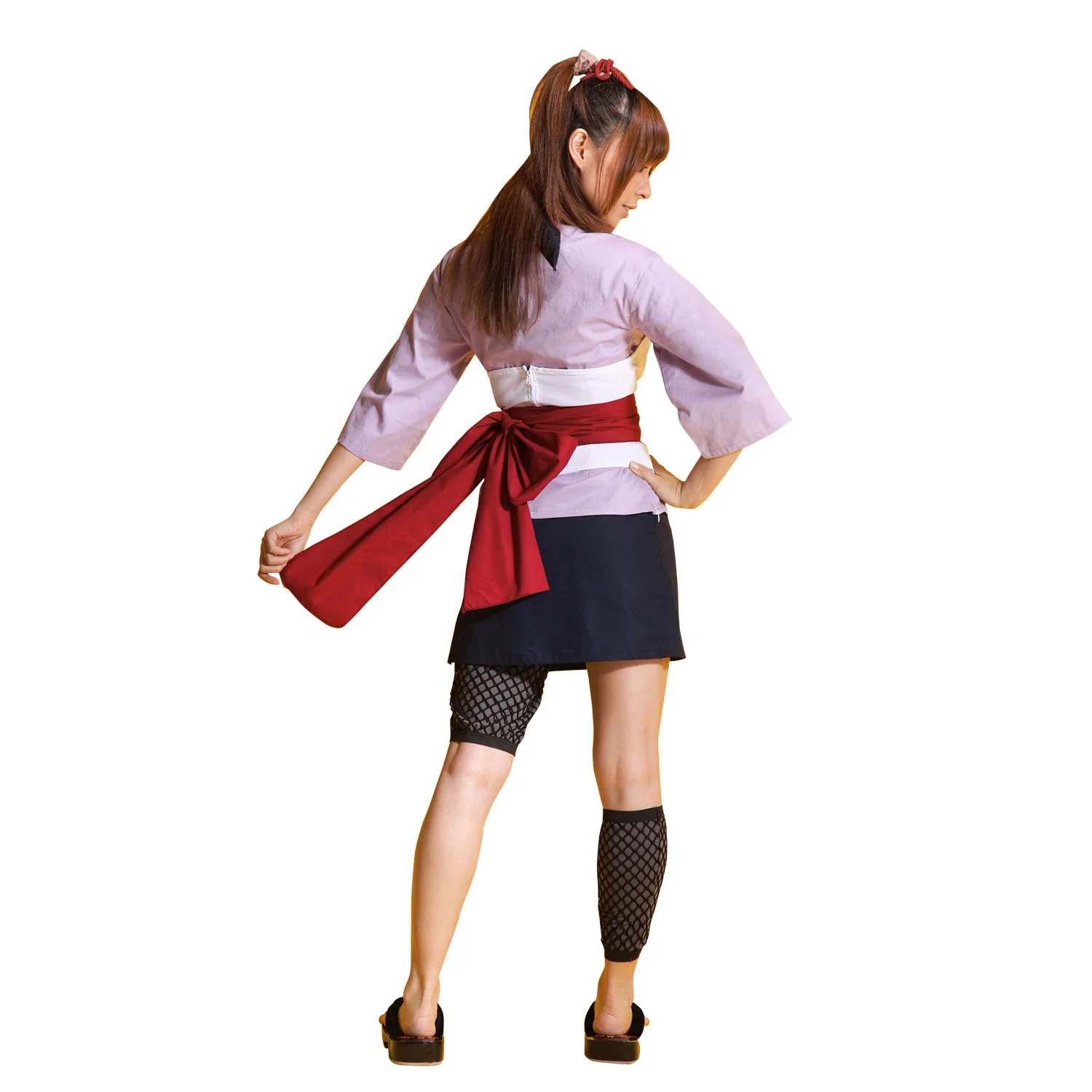 Naruto Costume Temari Cosplay full Outfit for Women and Kids - Image 8