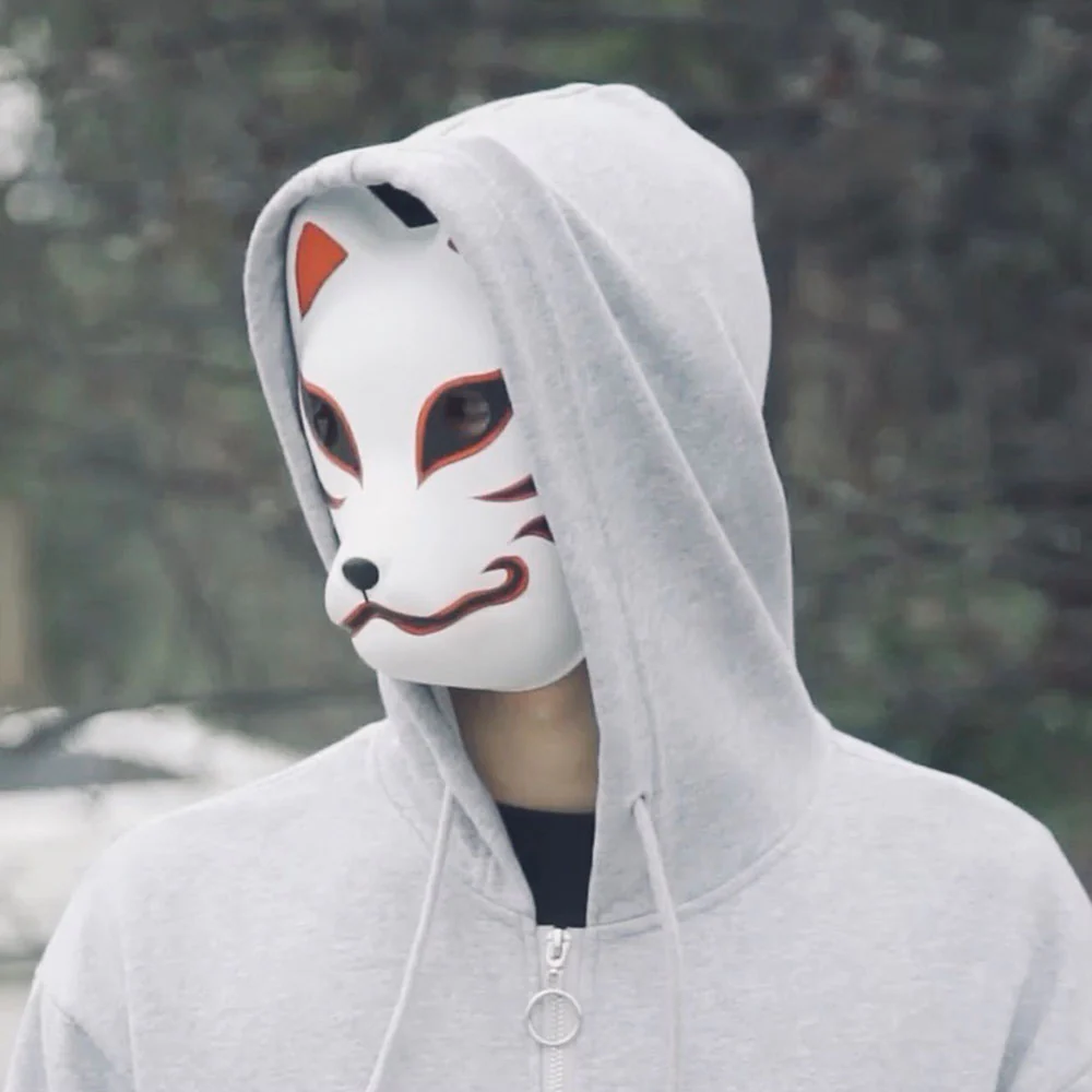Naruto Shippuden Costume Anbu Kakashi Cosplay Mask for Adults