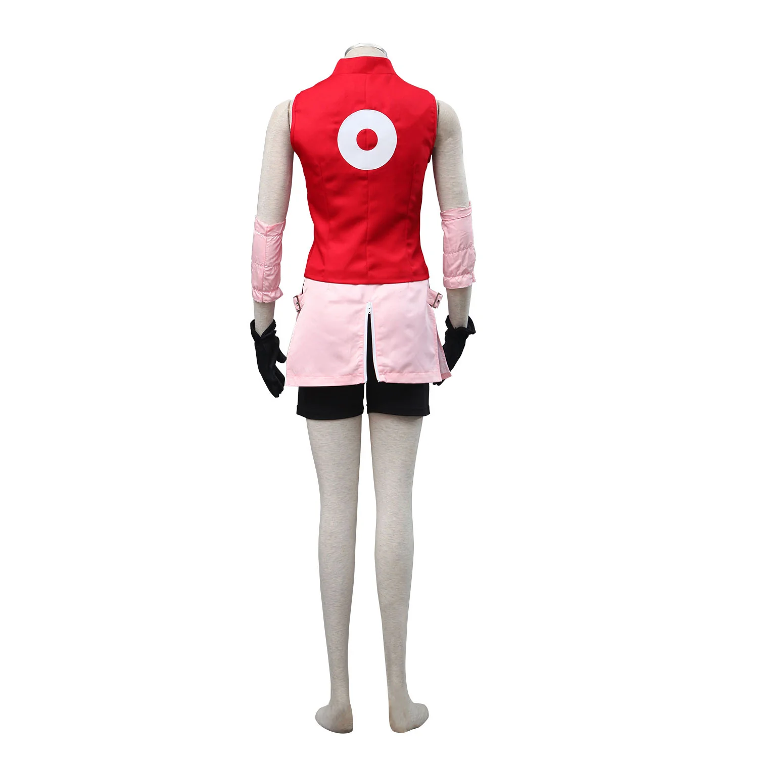 Naruto Shippuden Costume Haruno Sakura Cosplay full Outfit for Women and Kids - Image 4