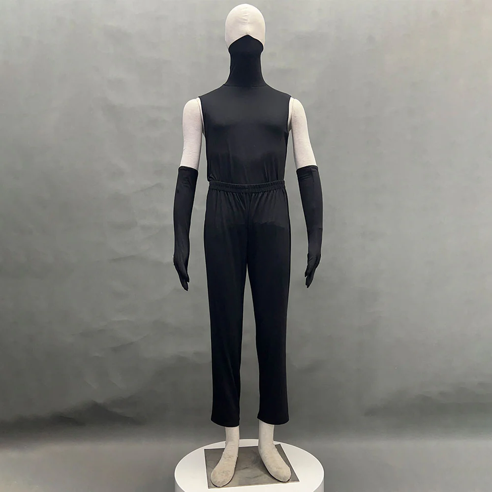 Naruto Shippuden Costume Hatake Kakashi Anbu Cosplay Mask Shirt Gray full Outfits with Accessories - Image 11