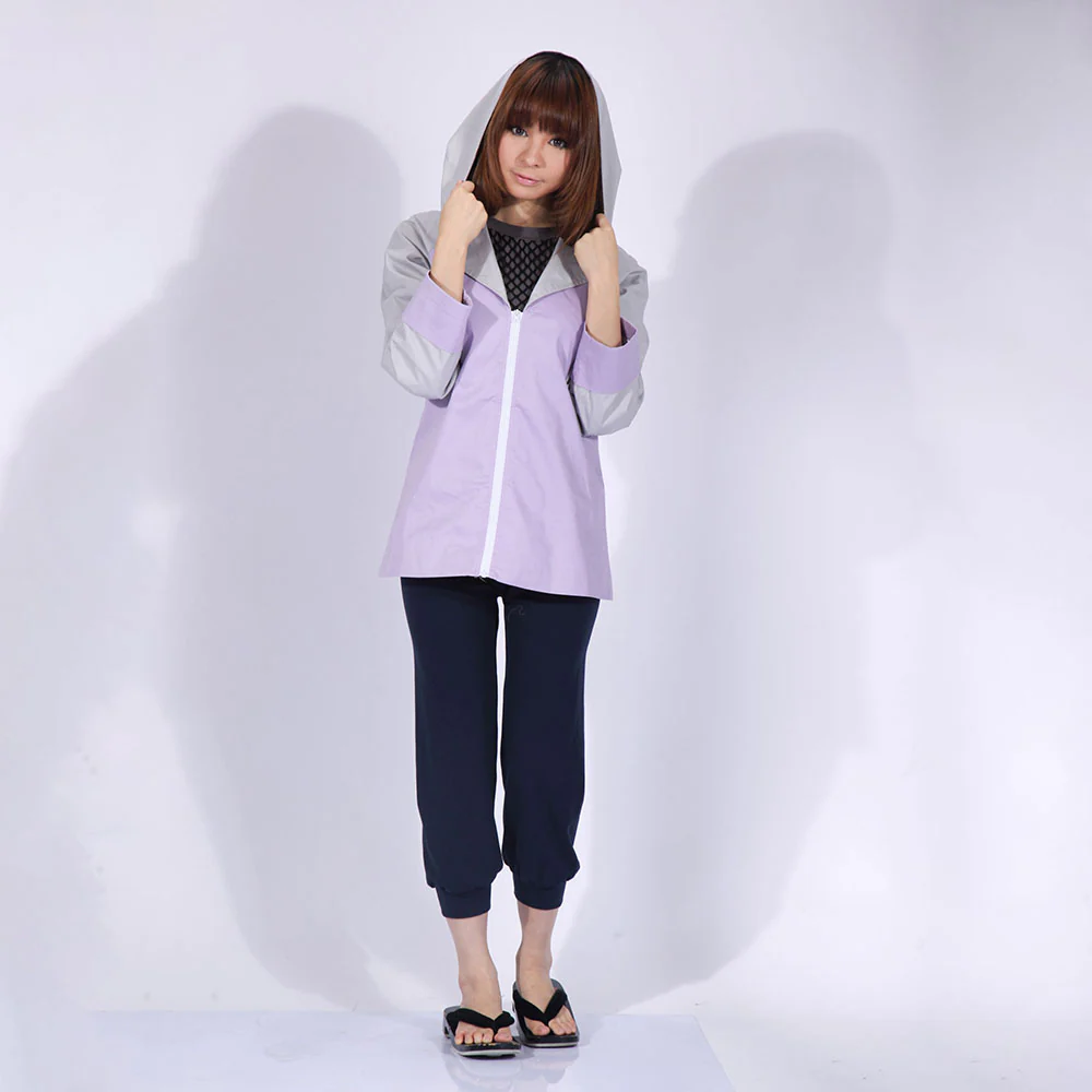 Naruto Shippuden Costume Hyuga Hinata Cosplay full Outfit for Women and Kids - Image 3