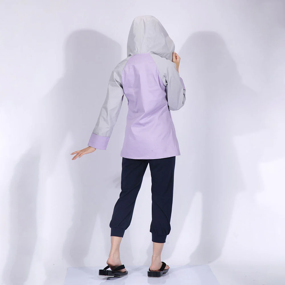 Naruto Shippuden Costume Hyuga Hinata Cosplay full Outfit for Women and Kids - Image 6