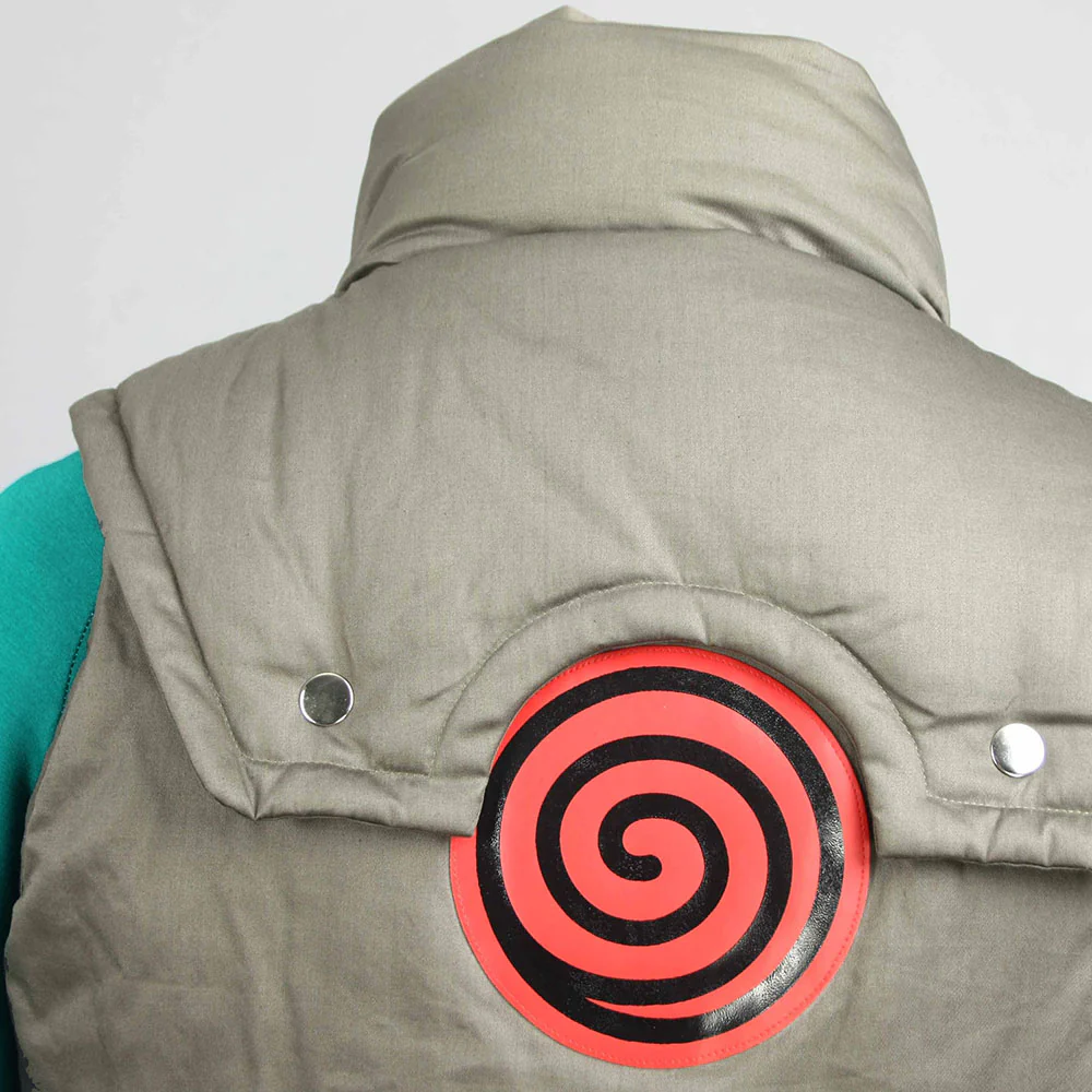 Naruto Shippuden Costume Might Guy Green Cosplay full Outfit for Men and Kids - Image 11