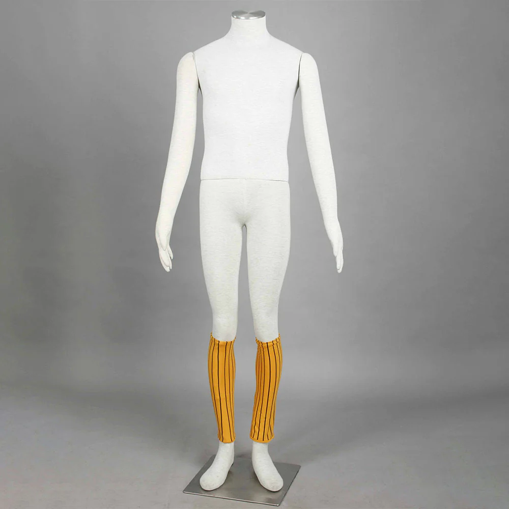 Naruto Shippuden Costume Might Guy Green Cosplay full Outfit for Men and Kids - Image 12