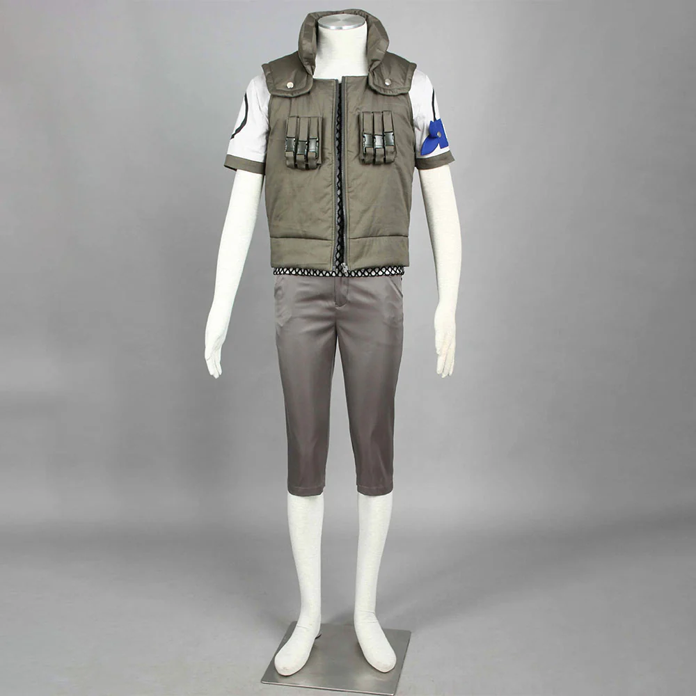 Naruto Costume Nara Shikamaru Saving Sasuke Cosplay full Outfit for Men and Kids - Image 2