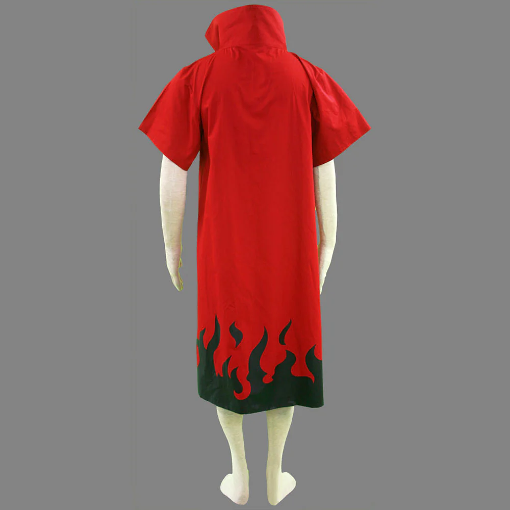 Naruto Shippuden Costume Naruto Sennin Moodo Cosplay Cloak Long Coat for Men and Kids - Image 4