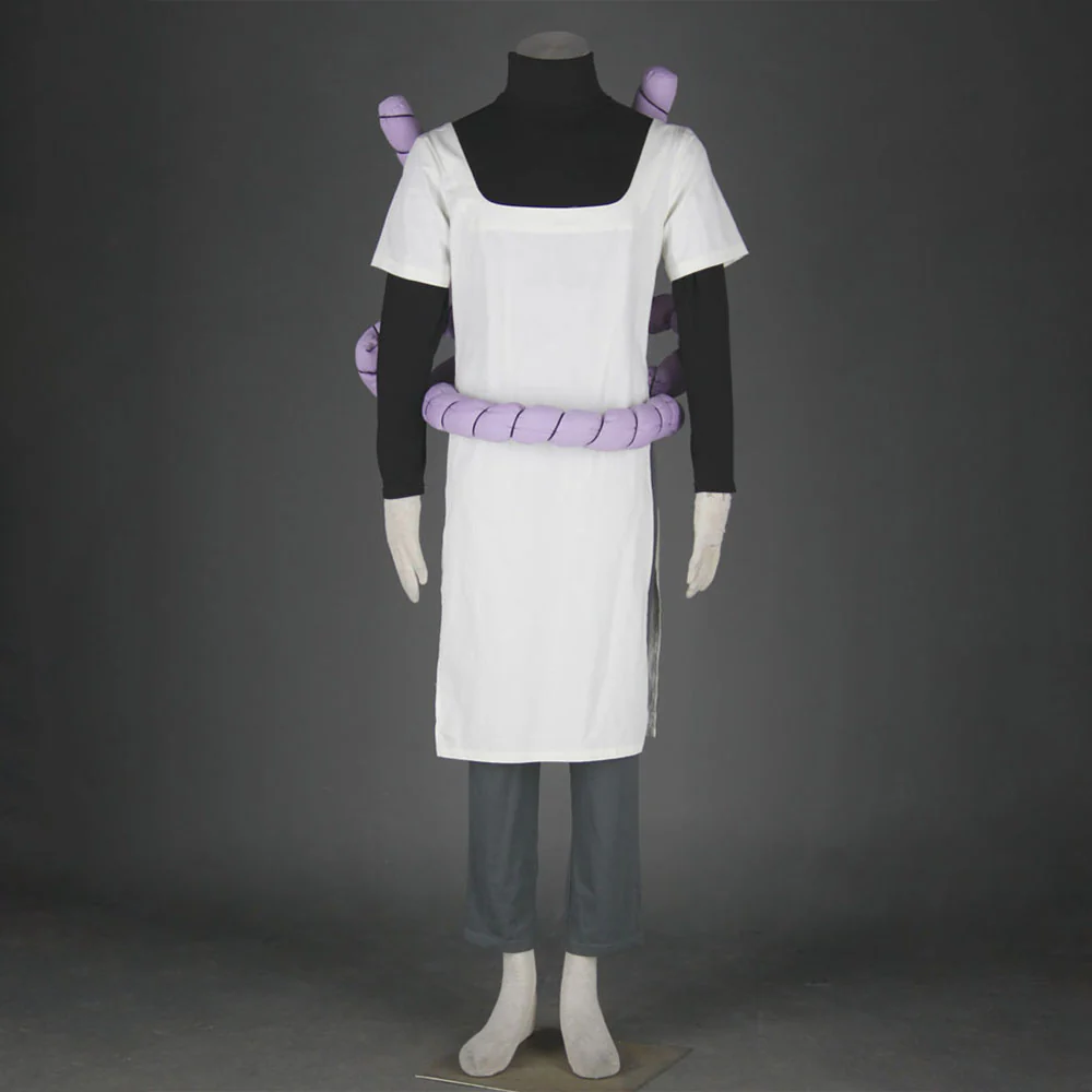 Naruto Shippuden Costume Orochimaru Cosplay full Outfit for Men and Kids - Image 2