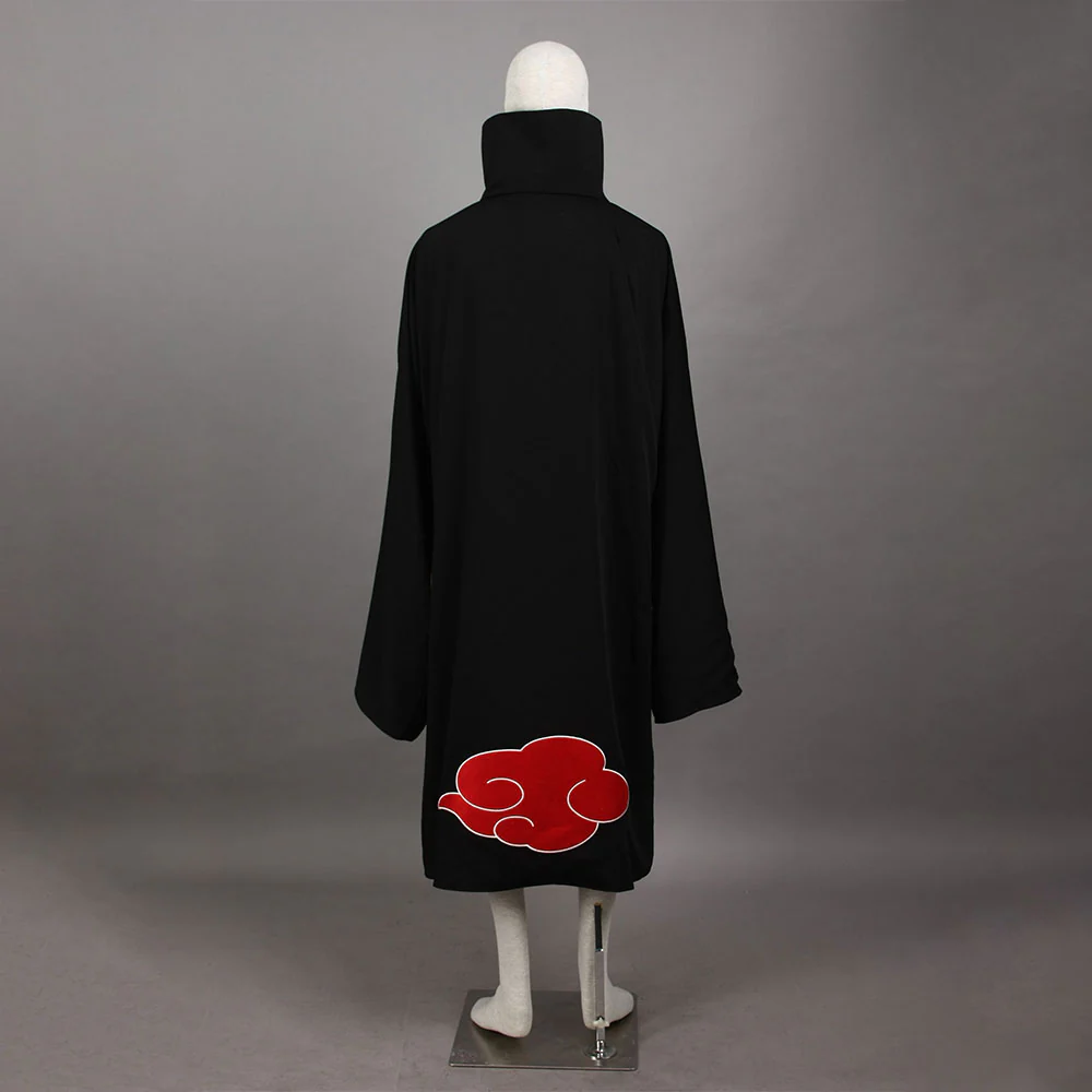 Naruto Shippuden Costume Uchiha Itachi Cosplay Cloak with Accessories for Men and Kids - Image 5