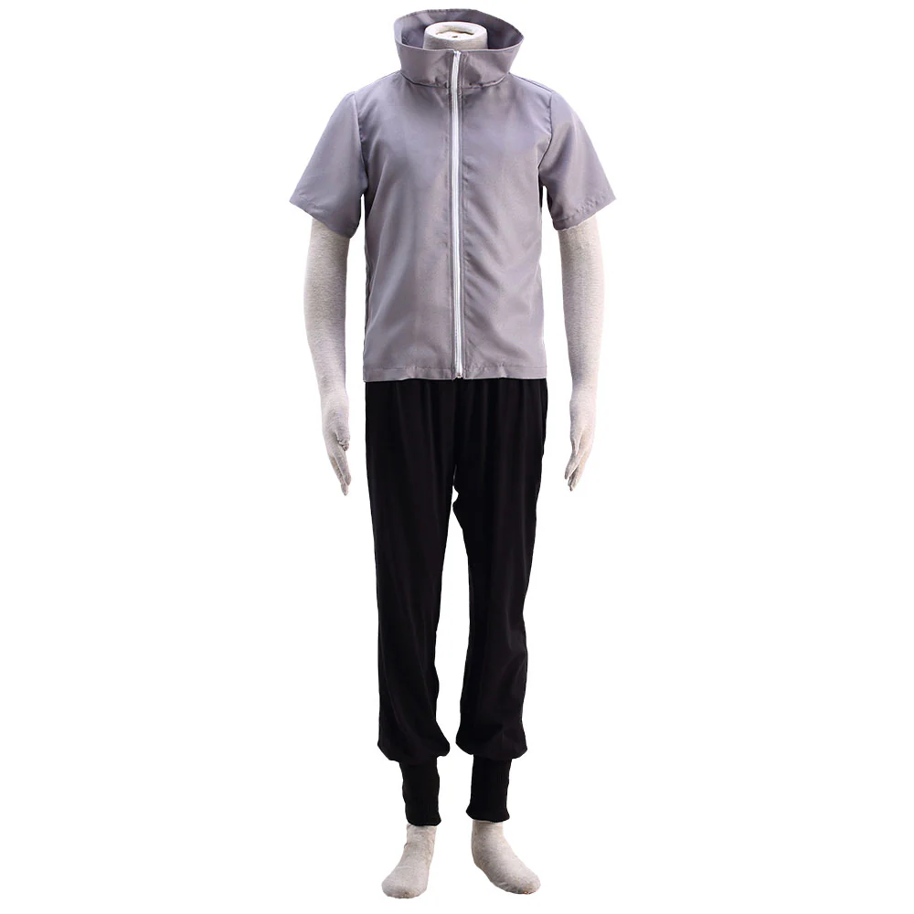 Naruto Shippuden Costume Uchiha Sasuke Cosplay full Outfit for Men and Kids - Image 6