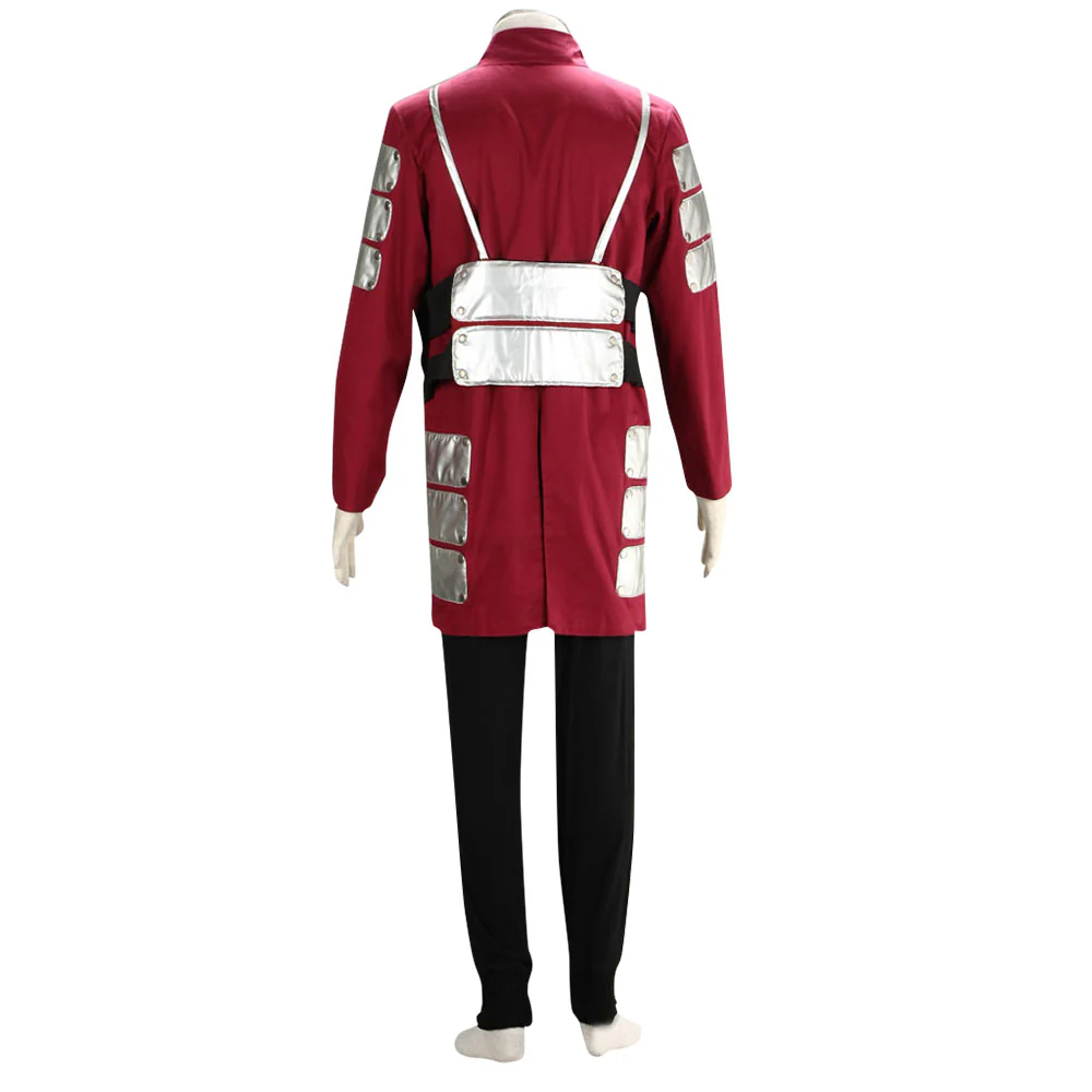Naruto Shippuuden Costume Akimichi Chouji Red Cosplay full Outfit for Men and Kids - Image 4