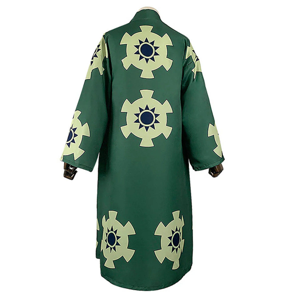 One Piece Wano Country Costumes Roronoa Zoro Wanokuni Cosplay Kimono Set For Men - Image 4