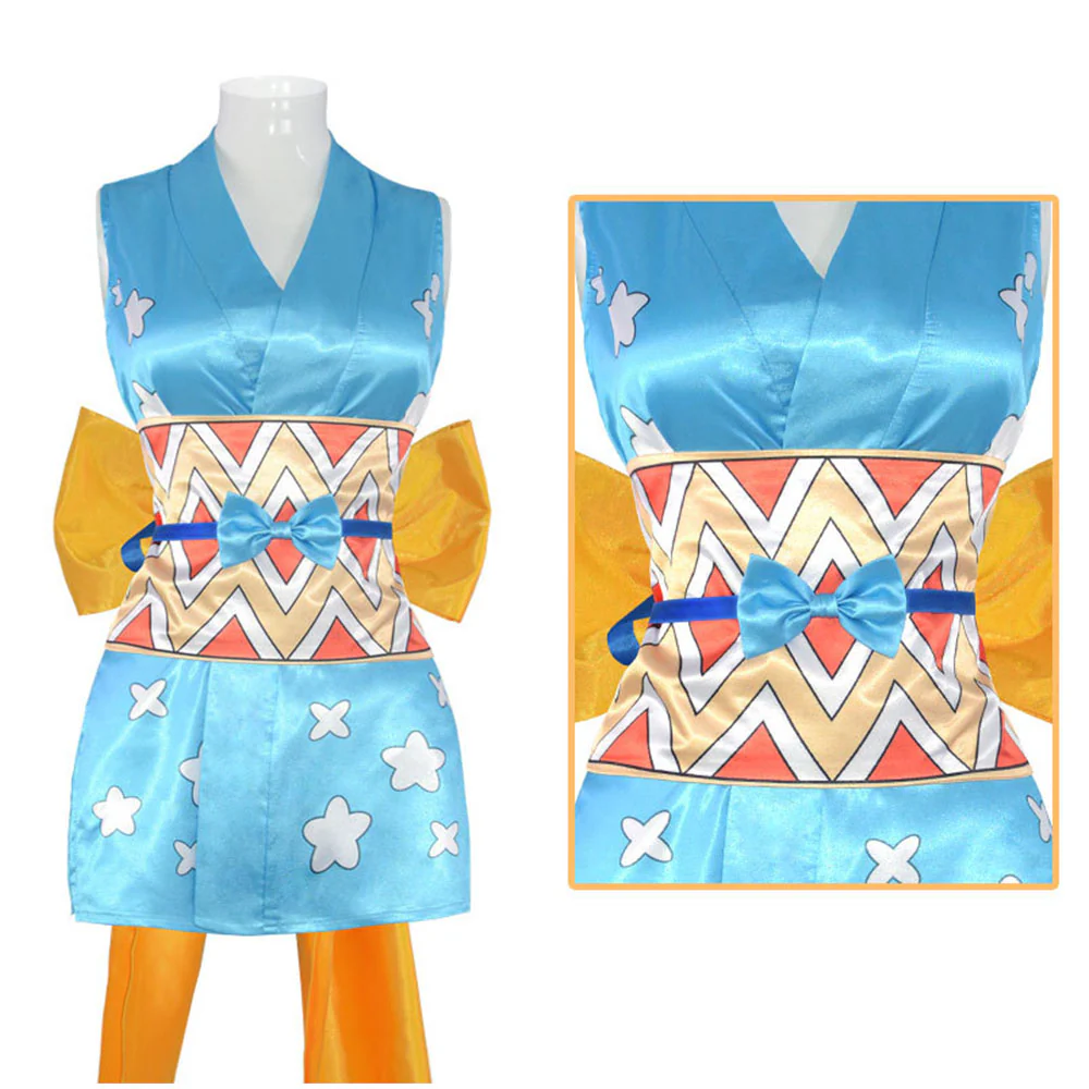 One Piece Wano Country Nami Cosplay Set Wanokuni Style Nami Dress for Women - Image 2