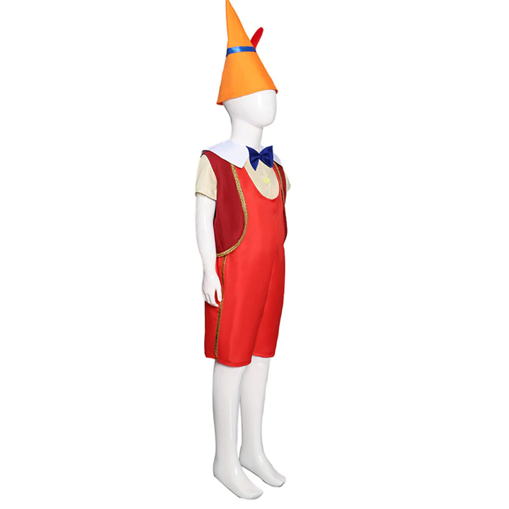 Pinocchio Costumes Pinocchio Full outfit Cosplay with Hat - Image 2