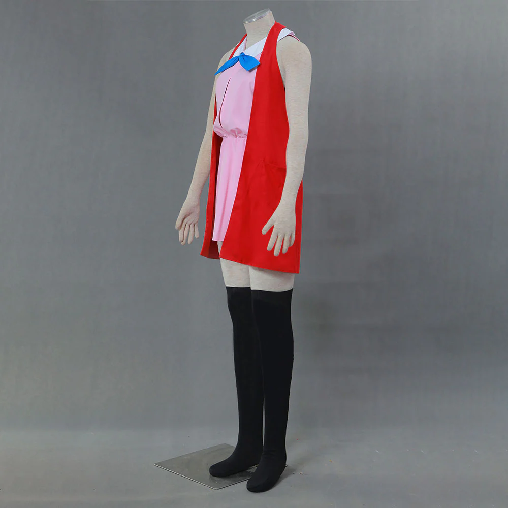 Pokemon Monster X/Y Costume Serena Cosplay full Set with Stockings for Women and Kids - Image 4