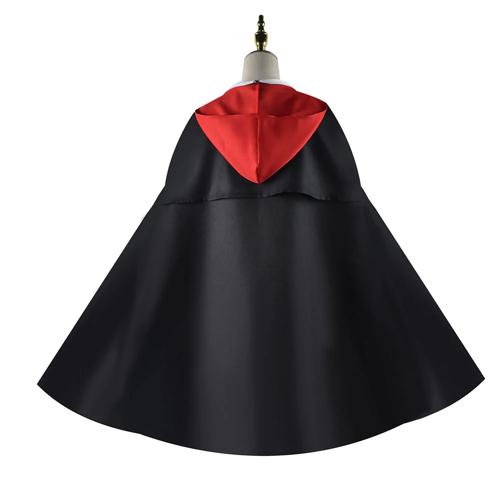 Spy x Family Costume Anya Forger Black Cosplay Dress Costume with Cloak for Women and Kids - Image 4