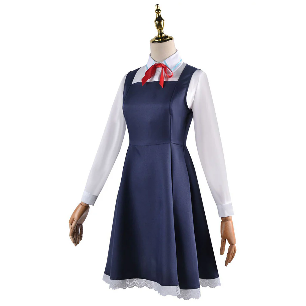 Spy x Family Costume Anya Forger Navy Cosplay Dress with Accessories for Women and Kids - Image 3