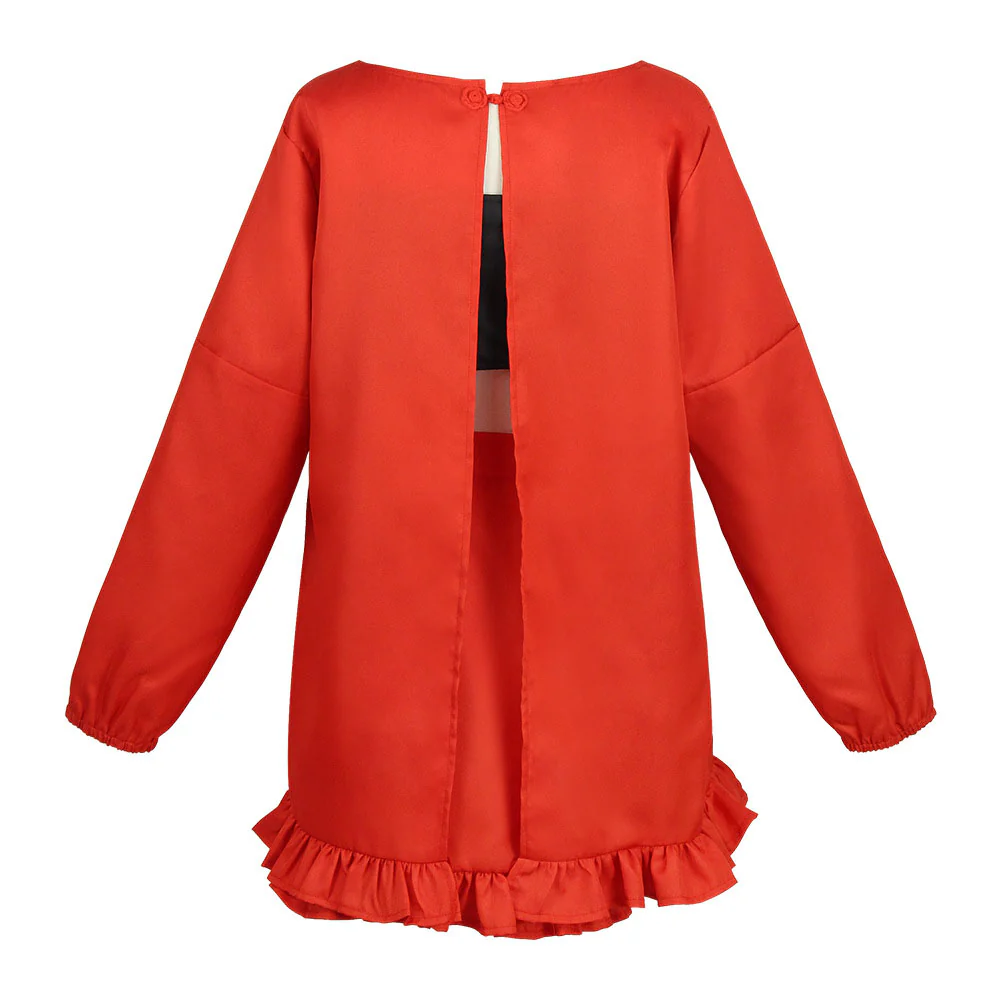 Spy x Family Costume Yor Briar Yor Forger Cosplay Red Suits with Accessories for Women and Kids - Image 3