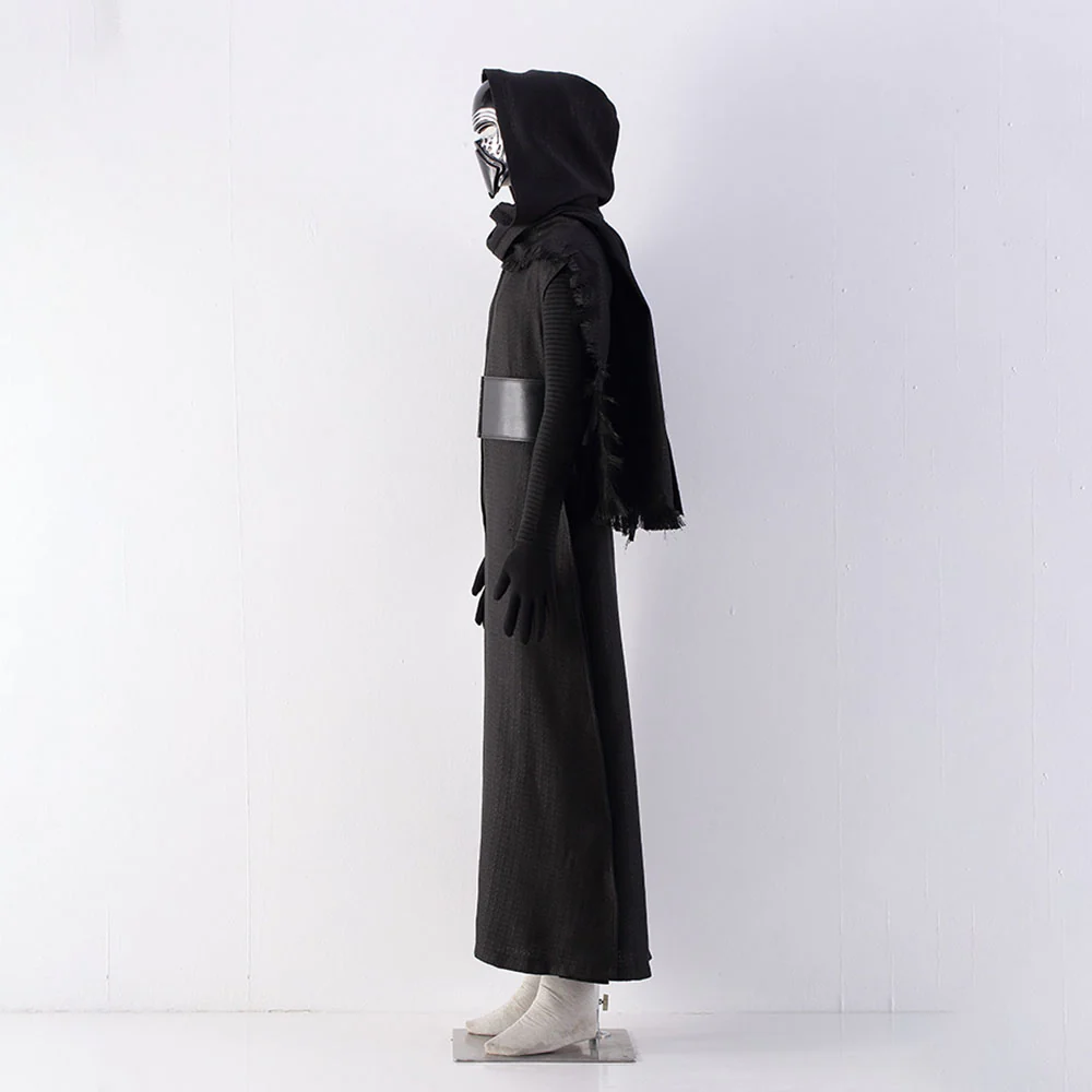 Star Wars Costume Kylo Ren Cosplay full Outfit With Mask for Men and Kids - Image 5