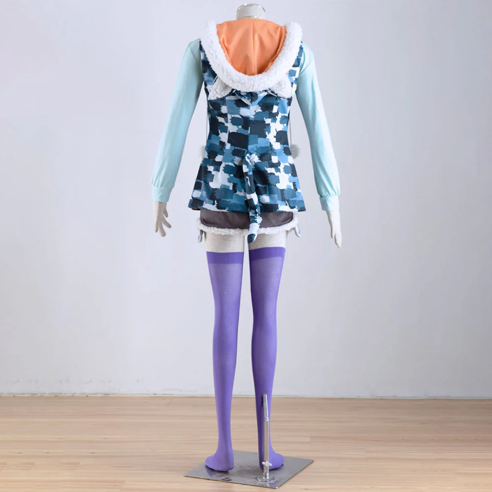 Super Sonico Costume Sonico Cosplay full Outfit for Women and Kids - Image 4