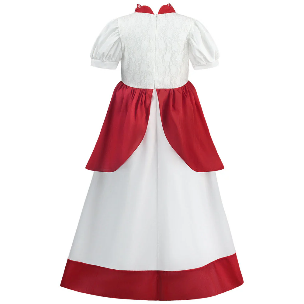 The Super Mario Bros. Movie Princess Peach Cosplay Dress for Women and Kids - Image 10