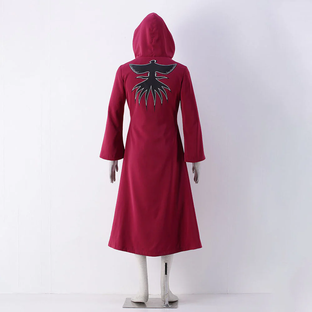 Tokyo Ghoul Costume Kirishima Ayato Cosplay Cloak Red Robe for Men and Kids - Image 4