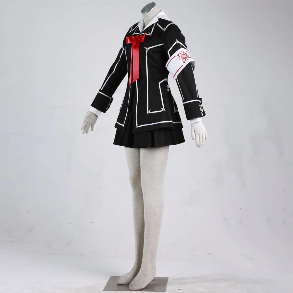 Vampire Knight Costume Kuran Yuki Wakaba Sayori Costume Black Uniform for Women and Kids - Image 3