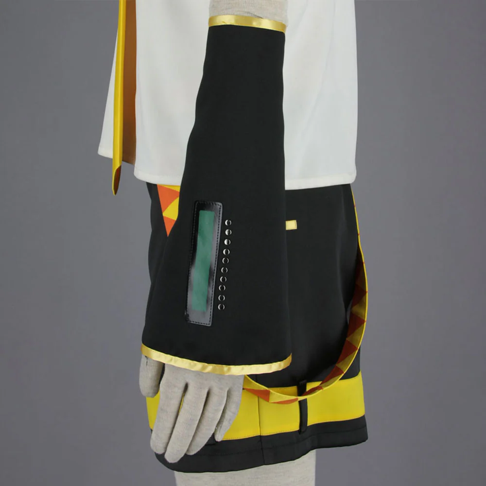 Vocaloid Kagamine Rin Sailor Cosplay Costume with Accessories For Women and Kids - Image 7