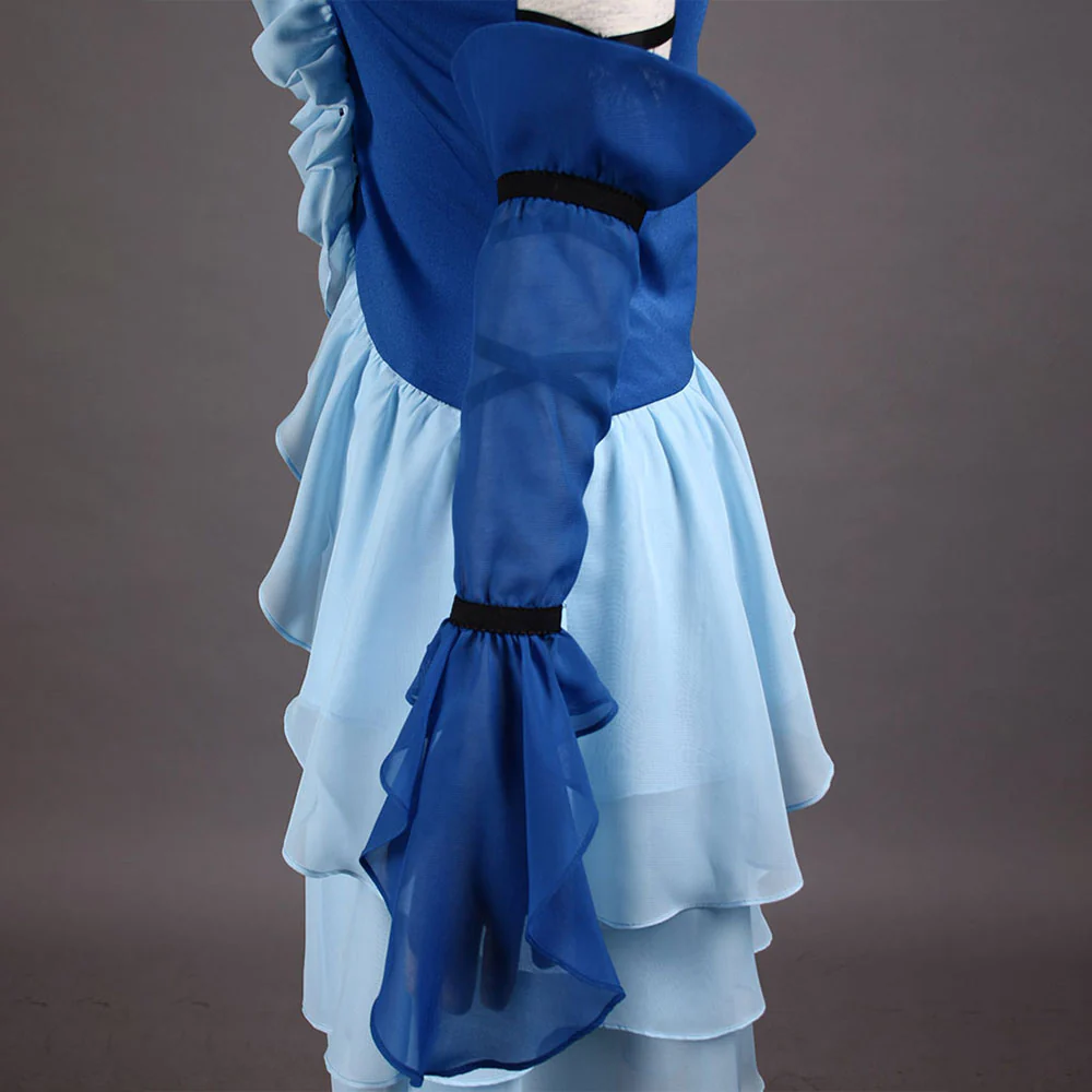 Women and Kids Final Fantasy 10 Costume Yuna Cosplay full Suits with Accessories - Image 7