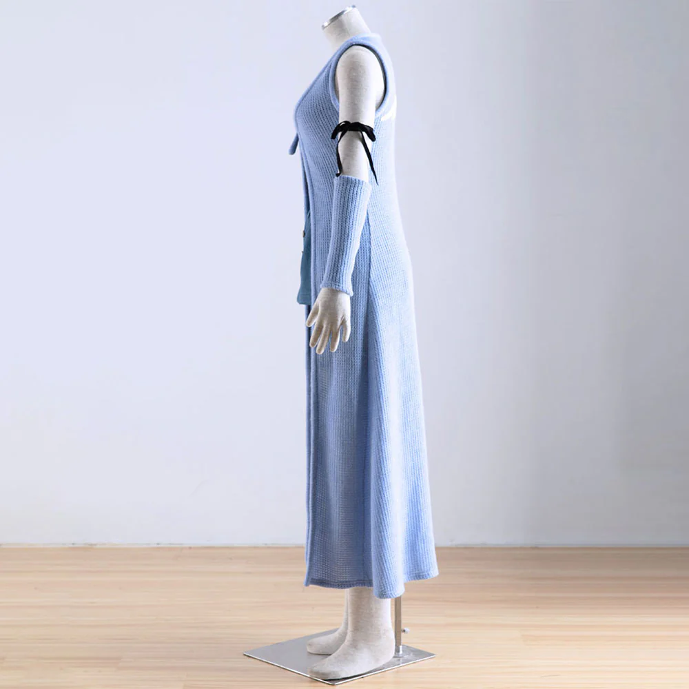 Women and Kids Final Fantasy 8 Costume Riona Cosplay Suits with Accessories - Image 4