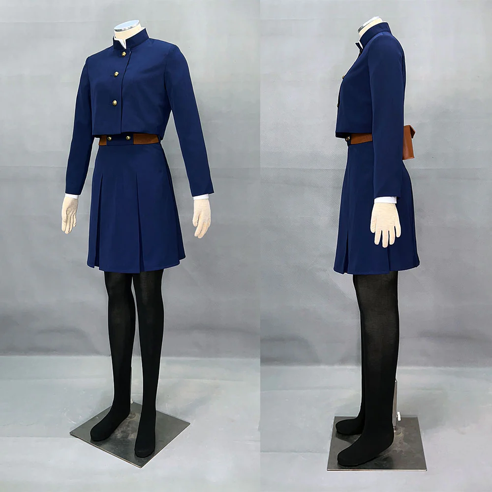 Women and Kids Jujutsu Kaisen Costume Kugisaki Nobara Uniform Cosplay with Belt Bag - Image 3