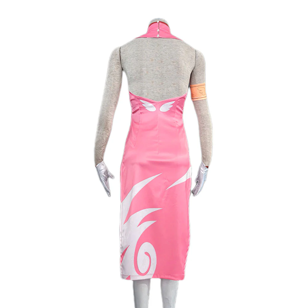 Women and Kids Naruto Sakura Cheongsam Dress Halloween Cosplay - Image 5