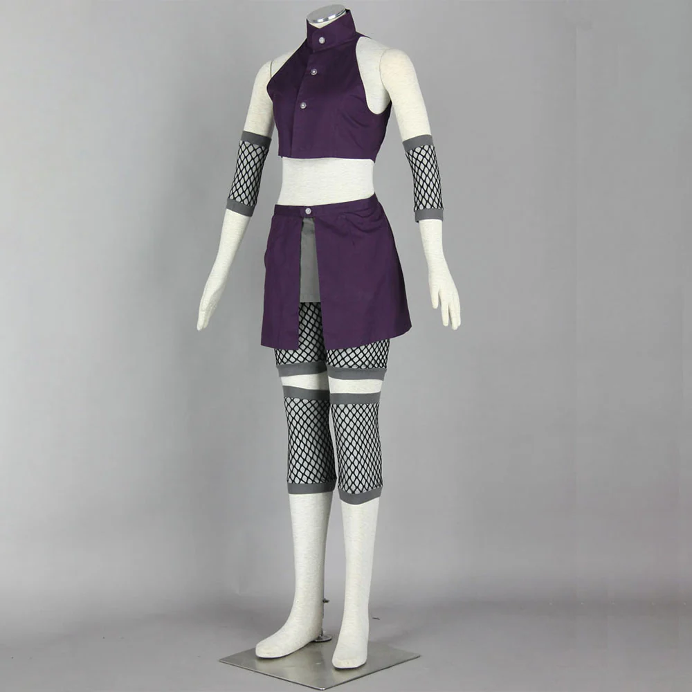 Women and Kids Naruto Shippuden Costume Yamanaka Ino Cosplay full Outfit - Image 3