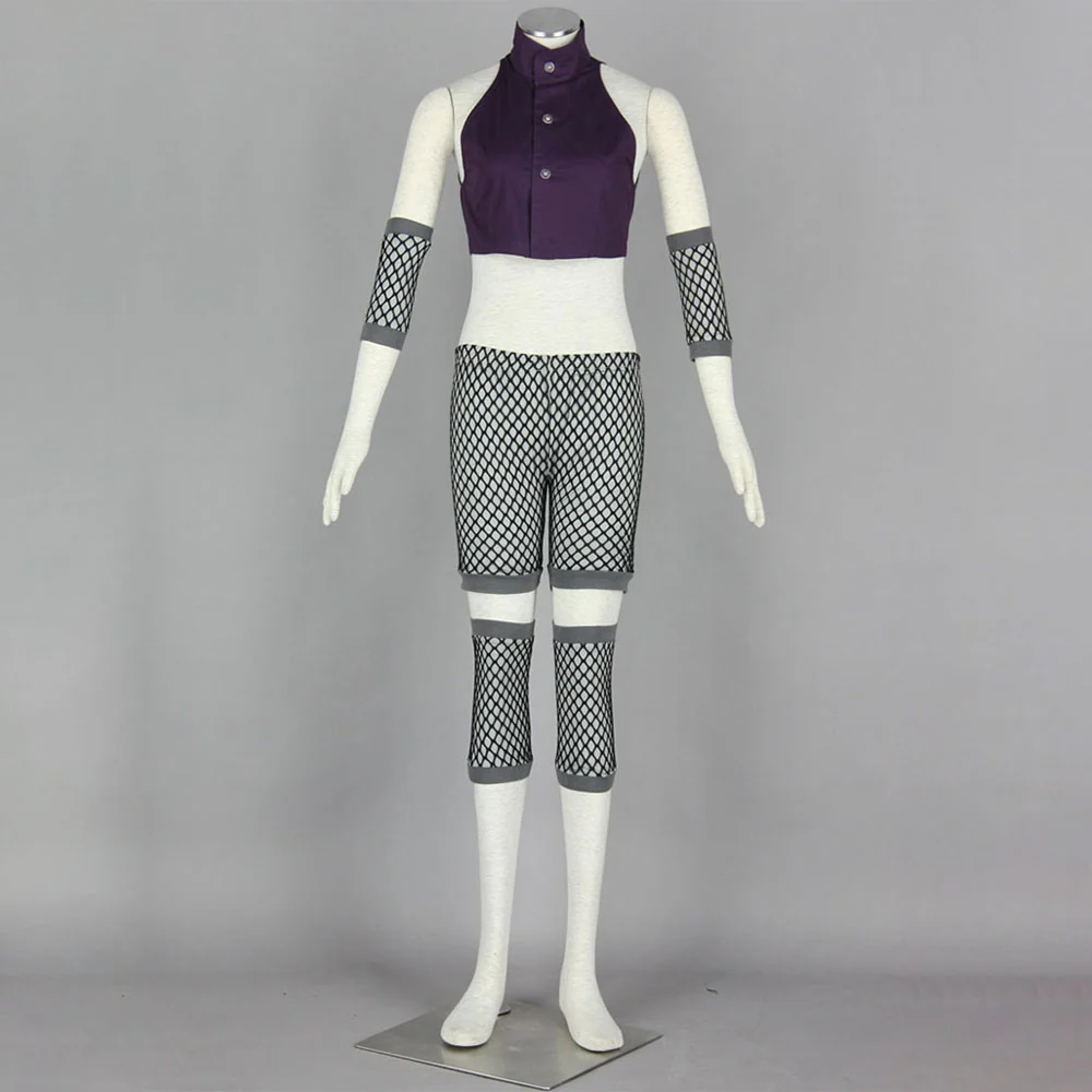 Women and Kids Naruto Shippuden Costume Yamanaka Ino Cosplay full Outfit - Image 6