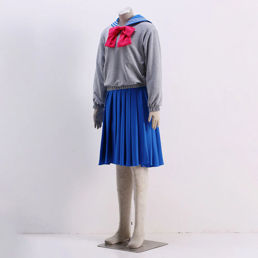 Women and Kids Sailor Moon Costume Sailor Mercury Mizuno Ami School Uniform Cosplay - Image 2