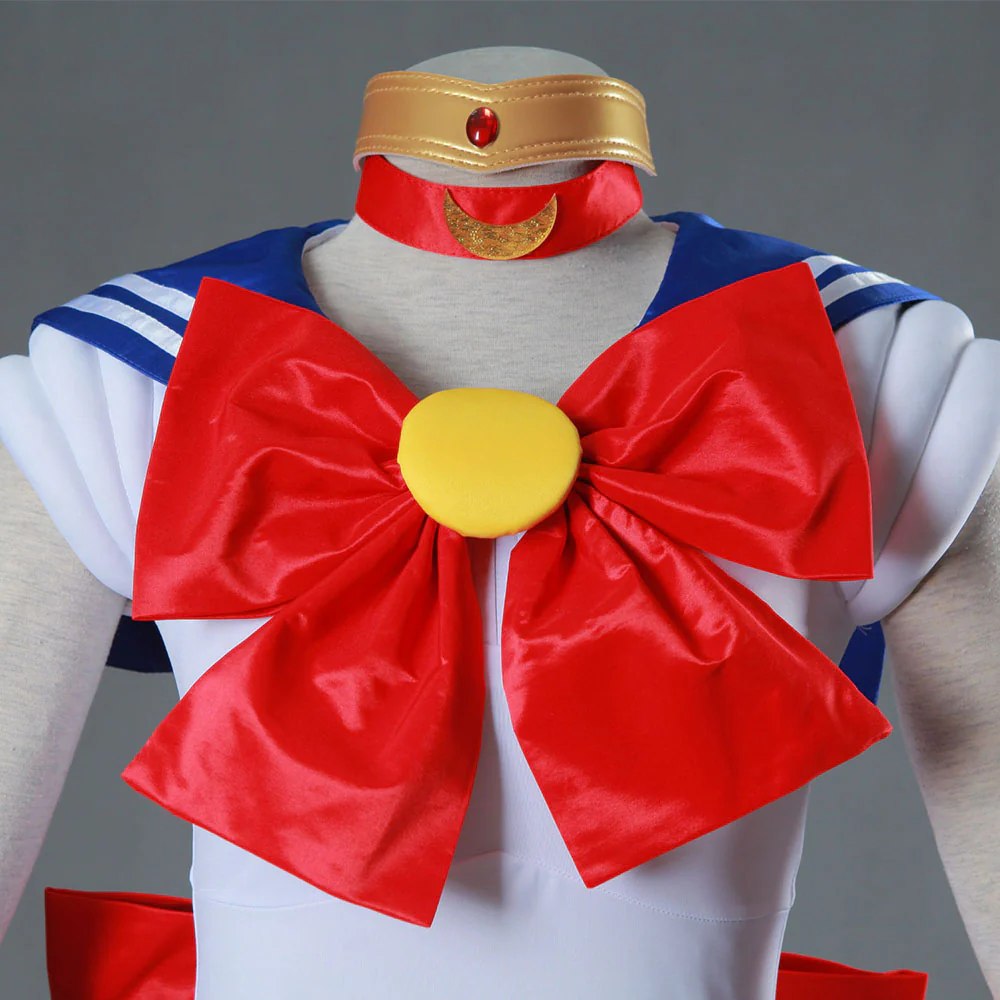 Women and Kids Sailor Moon Costume Sailor Moon Tsukino Usagi Cosplay with Accessories - Image 5