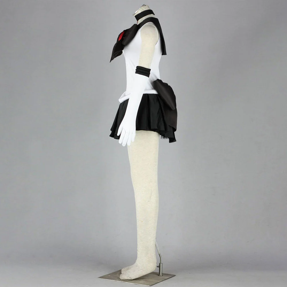 Women and Kids Sailor Moon Costume Sailor Pluto Mingou Setsuna Cosplay with Accessories - Image 5