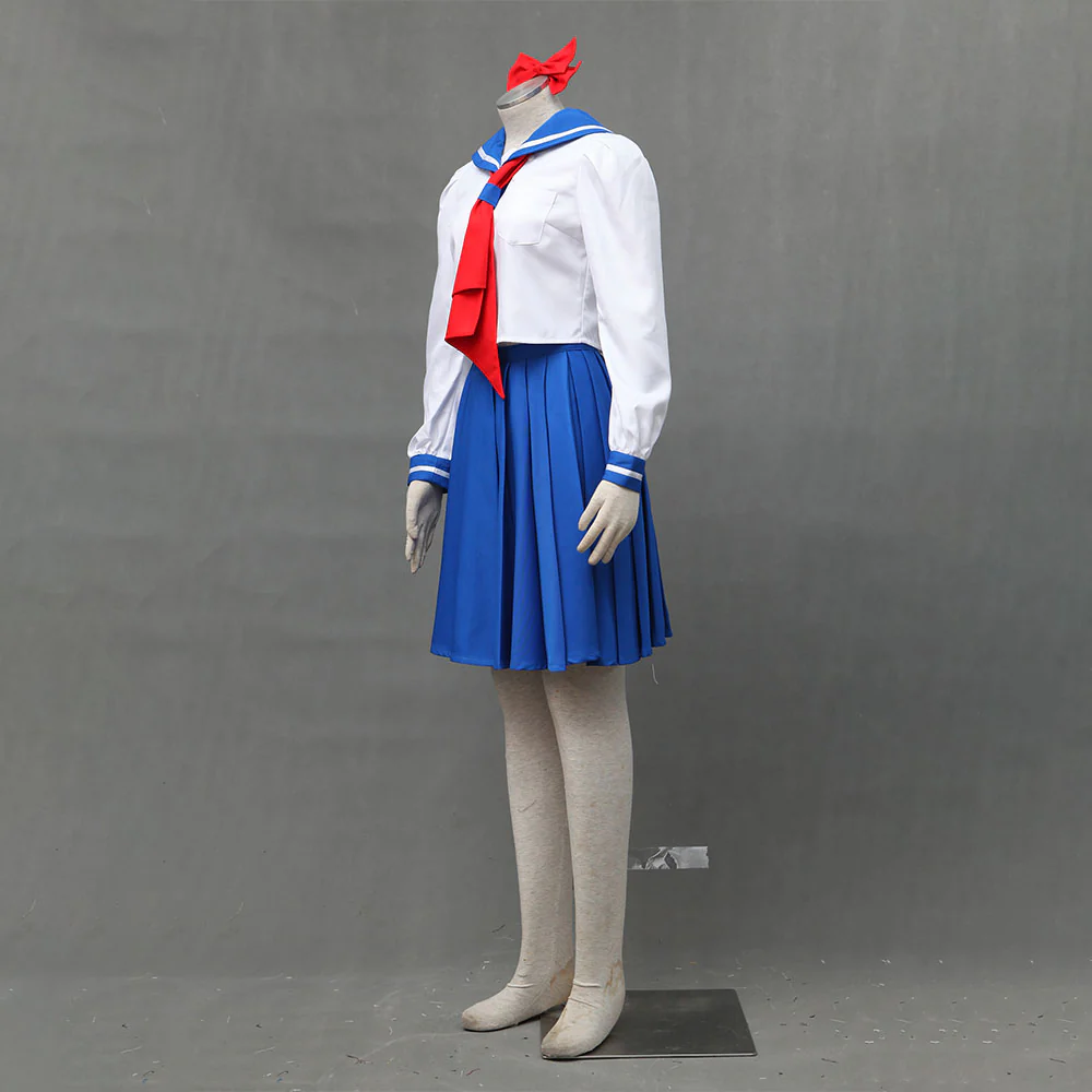 Women and Kids Sailor Moon Costume Sailor Venus Aino Minago School Uniform Cosplay - Image 2