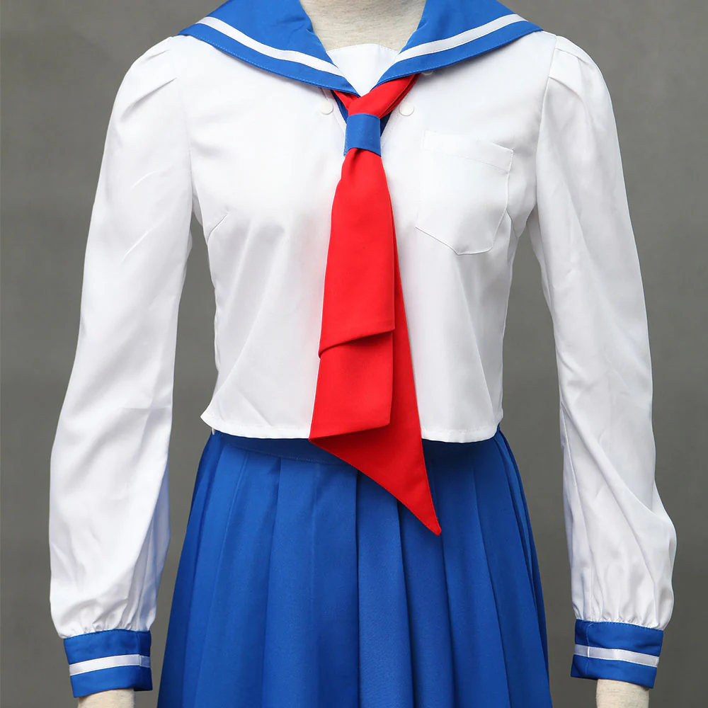 Women and Kids Sailor Moon Costume Sailor Venus Aino Minago School Uniform Cosplay - Image 5