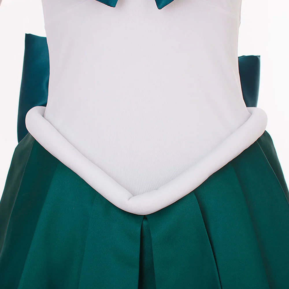Women and Kids Sailor Moon Super S Costume Sailor Neptune Kaiou Michiru Cosplay with Accessories - Image 8
