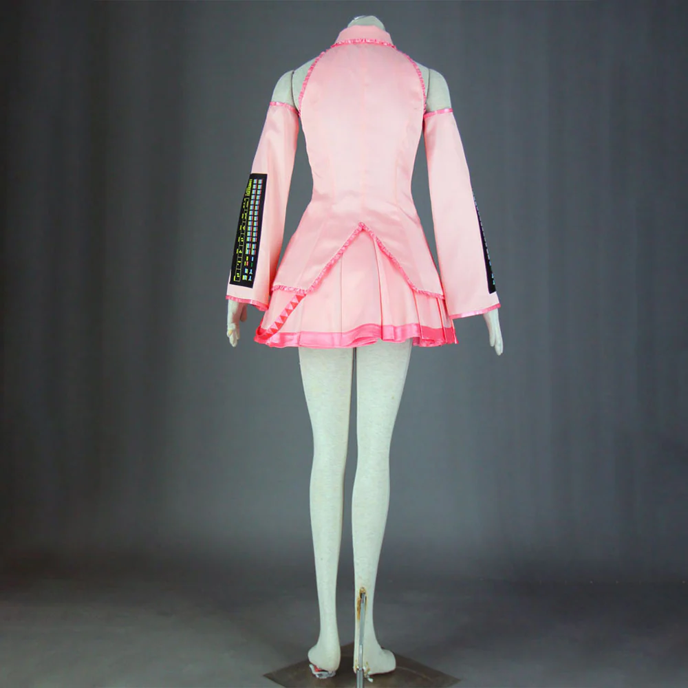 Women and Kids Vocaloid Sakura Hatsune Miku Sailor Cosplay Costume with Accessories - Image 4